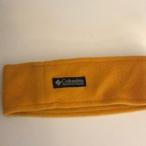 Columbia head band yellow